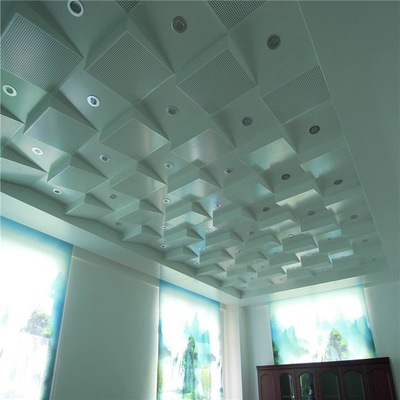 طرح سقف فلزی با ضخامت 3 میلی متر طراحی سقف سالن سالن آلومینیومی