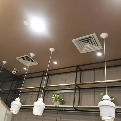 دیواره جانبی پخش کننده هوا سقف تیغه ثابت قاب 1mm 300x300mm